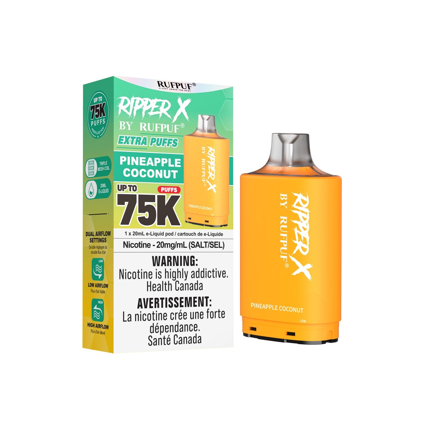 Ripper X 75K - Pineapple Coconut