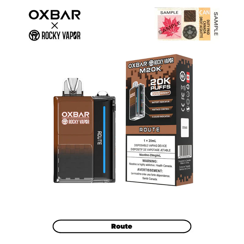 Oxbar M20K - Route