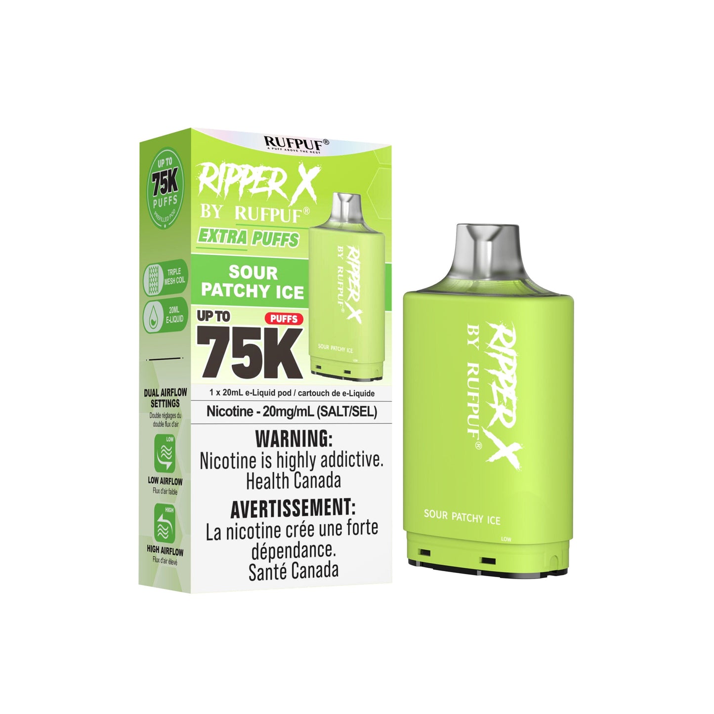 Ripper X 75K - Sour Patchy Ice