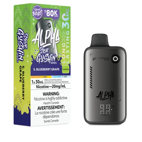 Flavour Beast Alpha 80K - Gushin S. Blueberry Grape