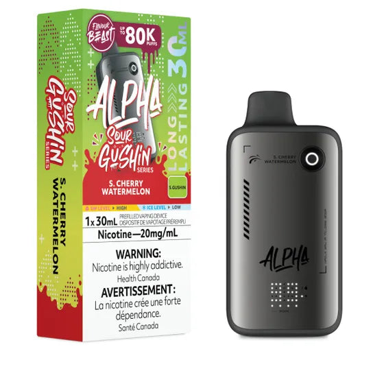 Flavour Beast Alpha 80K - Gushin S. Cherry Watermelon