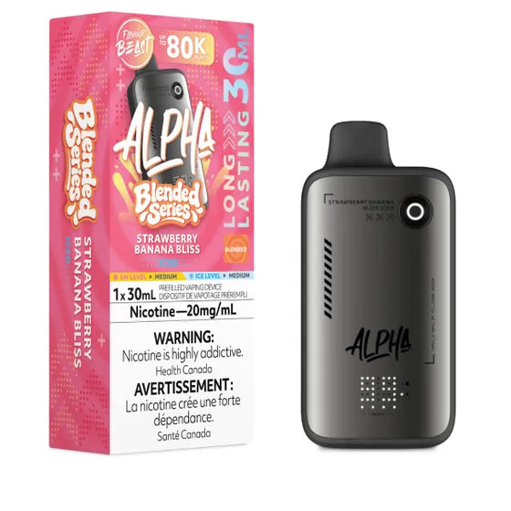 Flavour Beast Alpha 80K - Strawberry Banana Bliss Ice