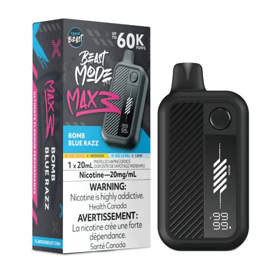 Beast Mode Max 3 60k - Bomb Blue Razz