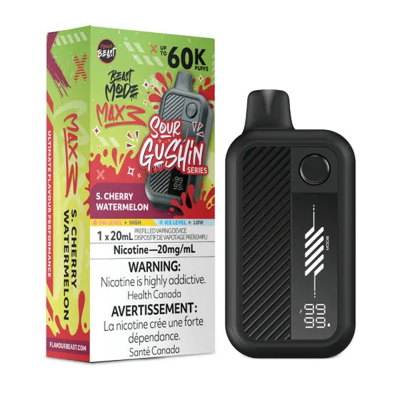 Beast Mode Max 3 60k - Sour Gushin Cherry Watermelon