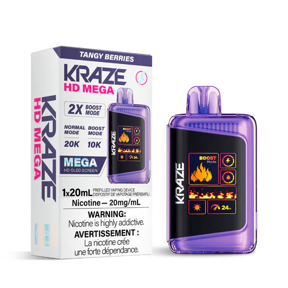 Kraze HD Mega - Tangy Berries