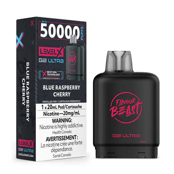 Level X Ultra 50k - Blue Raspberry Cherry