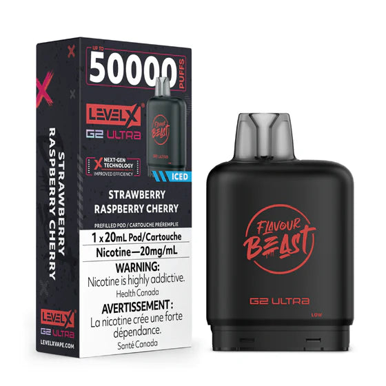 Level X Ultra 50k - Strawberry Raspberry Cherry Iced