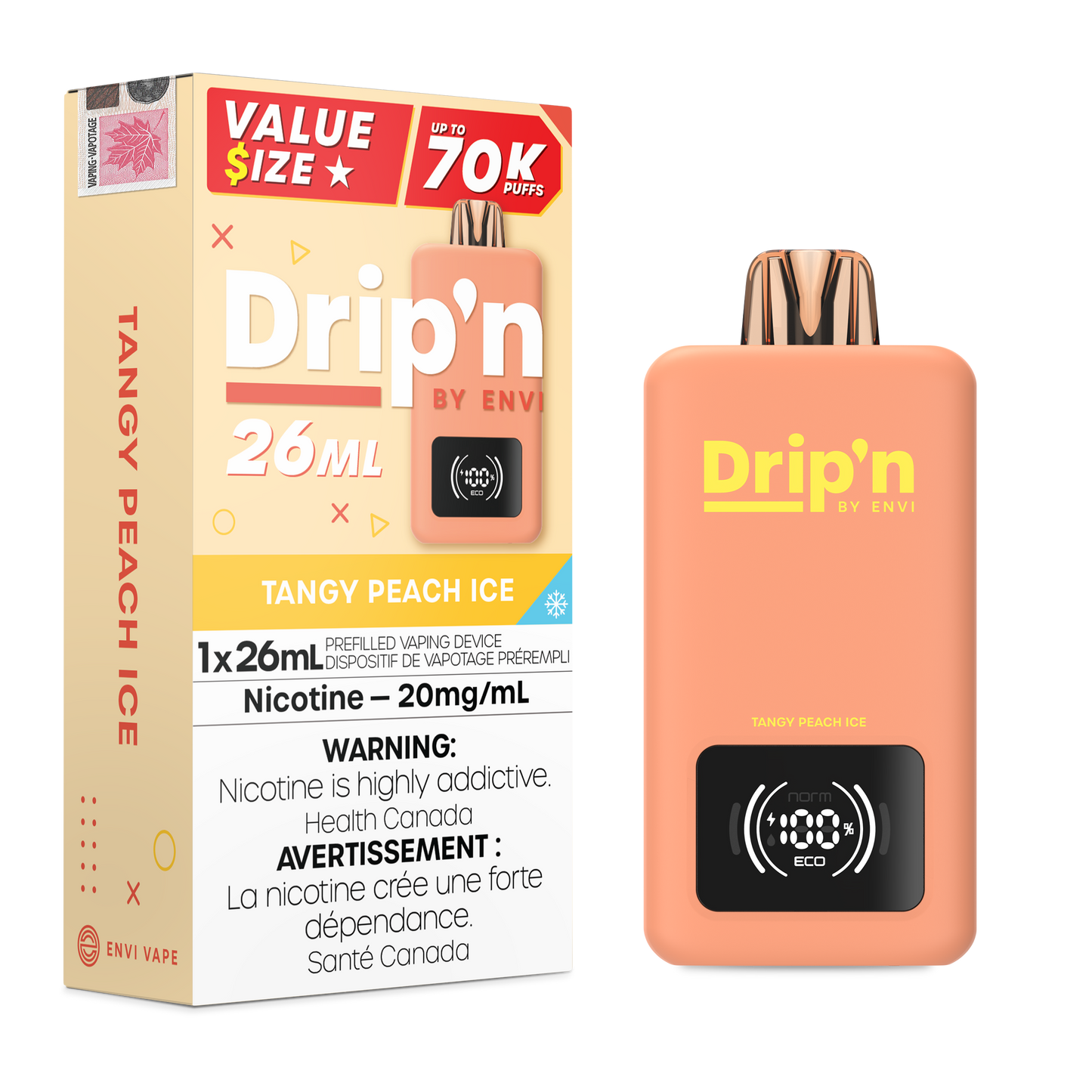 Drip'n 70k - Tangy Peach Ice
