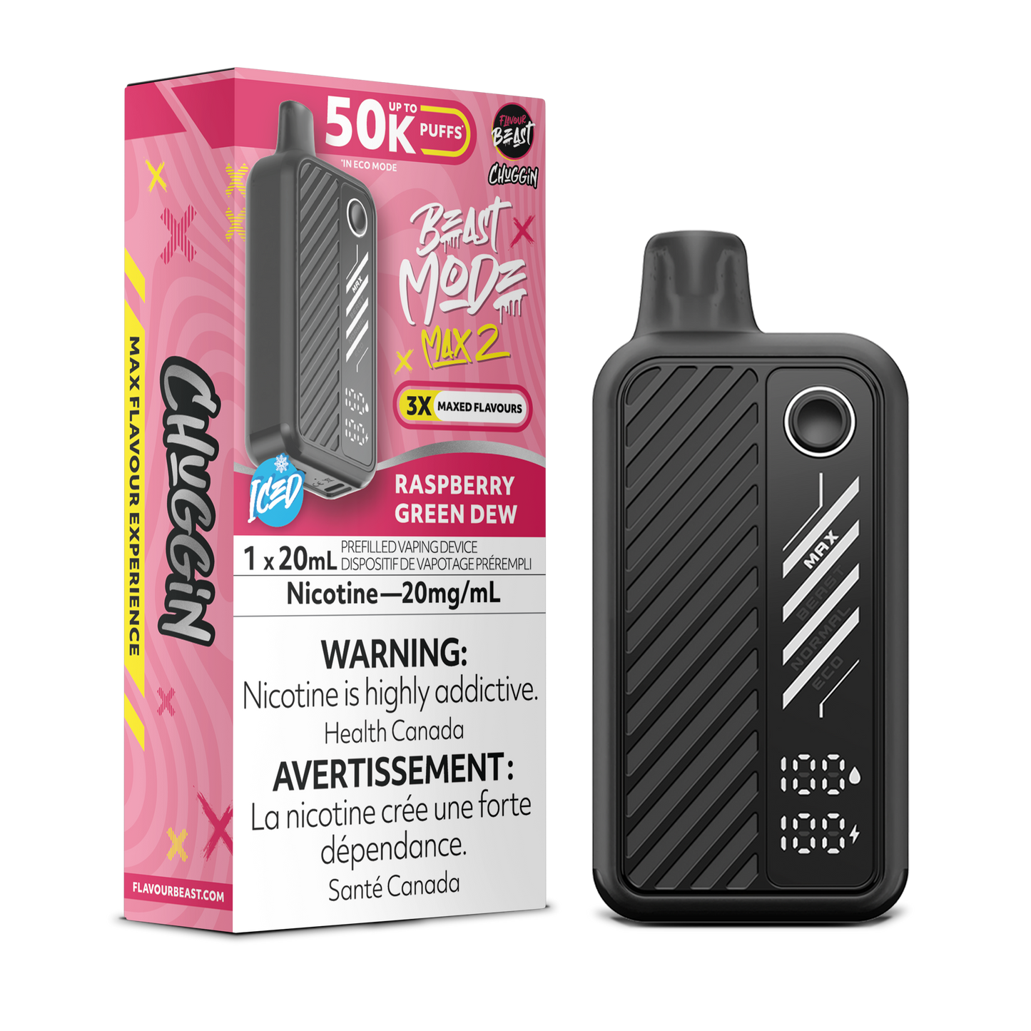 Beast Mode Max 2 50k - Raspberry Dew Iced