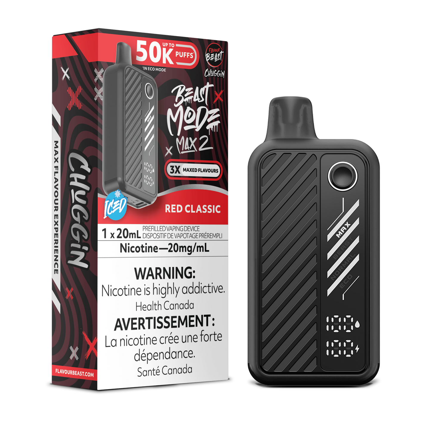 Beast Mode Max 2 50k - Red Classic Iced
