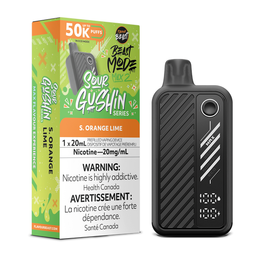 Beast Mode Max 2 50k - Sour Gushin S. Orange Lime