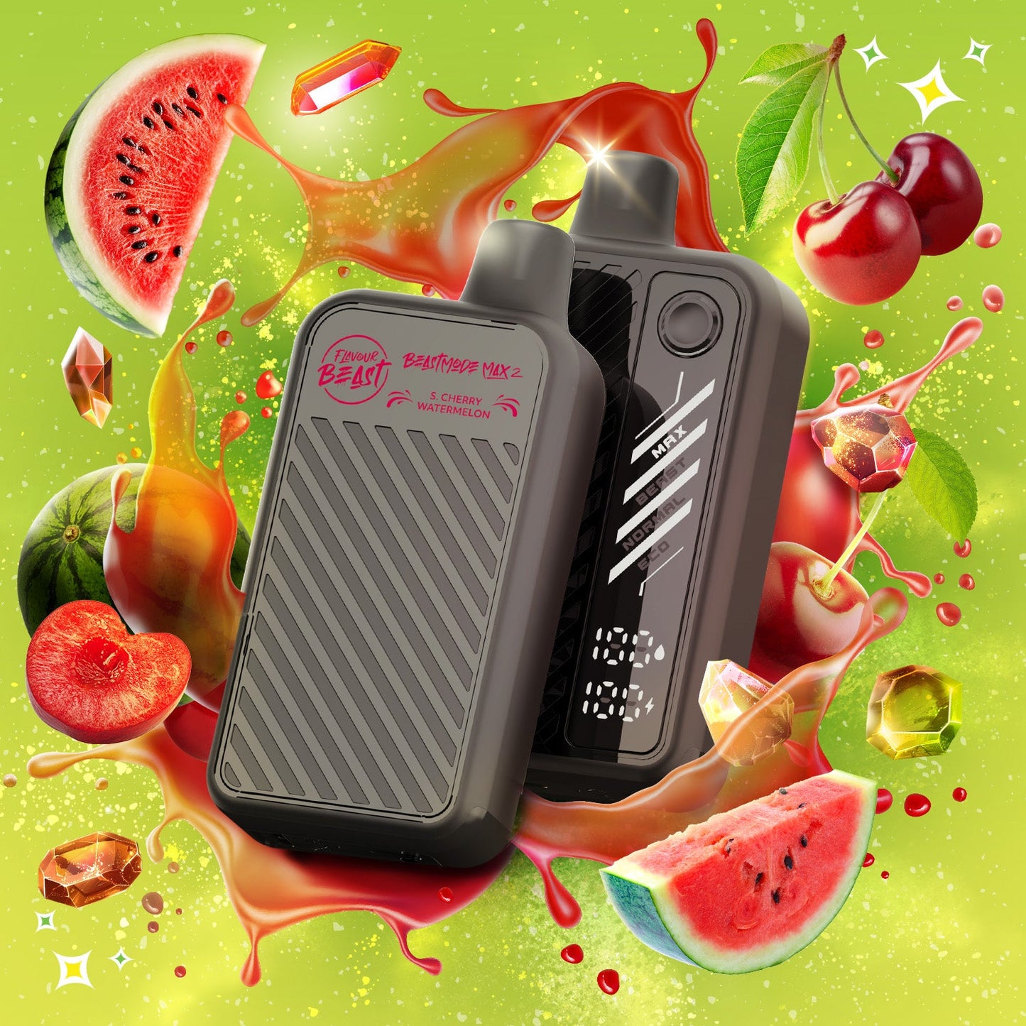 Beast Mode Max 2 50k - Sour Gushin S. Cherry Watermelon