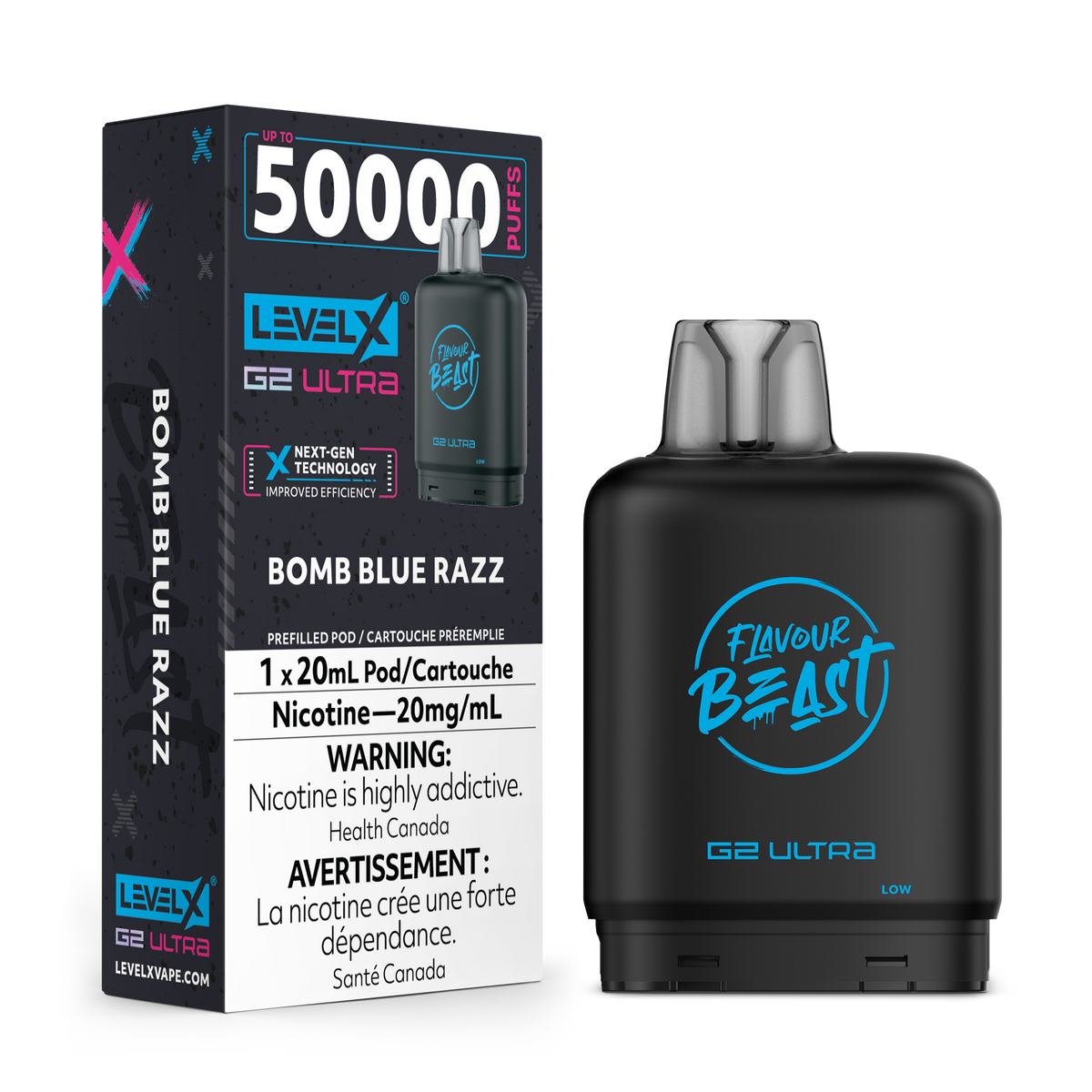 Level X Ultra 50k - Bomb Blue Razz