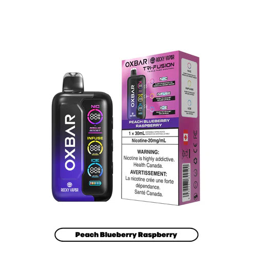 Oxbar Tri Fusion - Peach Blueberry Raspberry