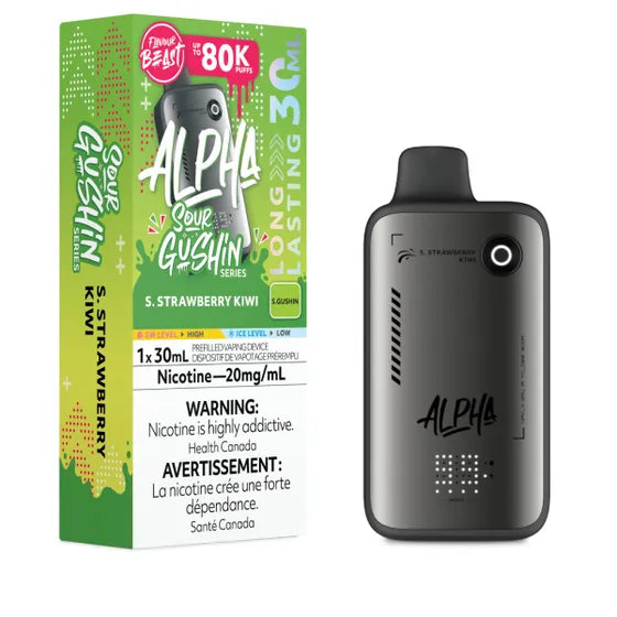Flavour Beast Alpha 80K - Gushin S. Strawberry Kiwi