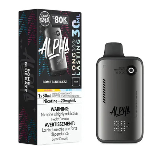 10mg Nicotine Alpha 80K - Bomb Blue Razz