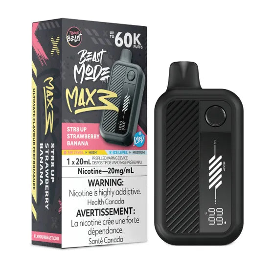 Beast Mode Max 3 60k - STR8 UP Strawberry Banana Iced