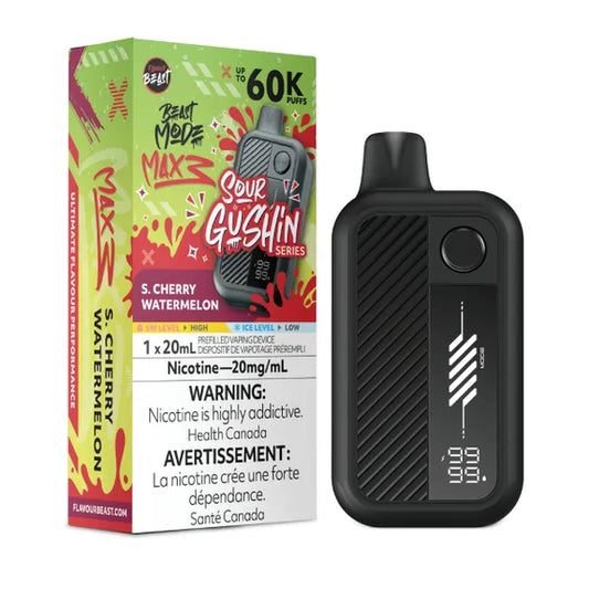 Beast Mode Max 3 60k - Sour Gushin Cherry Watermelon