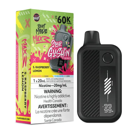 Beast Mode Max 3 60k - Sour Gushin Rasberry Lemon