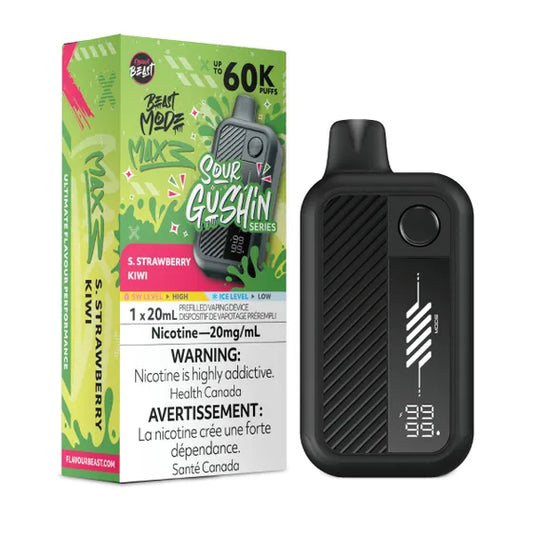 Beast Mode Max 3 60k - Sour Gushin Strawberry Kiwi
