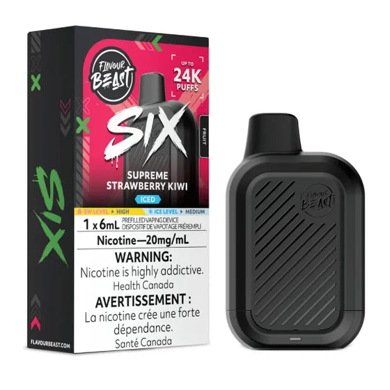Flavour Beast 24k - Supreme Strawberry Kiwi Iced