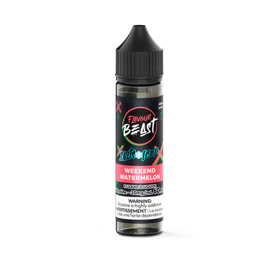 Flavour Beast Salt 60ml - Weekend Watermelon Iced