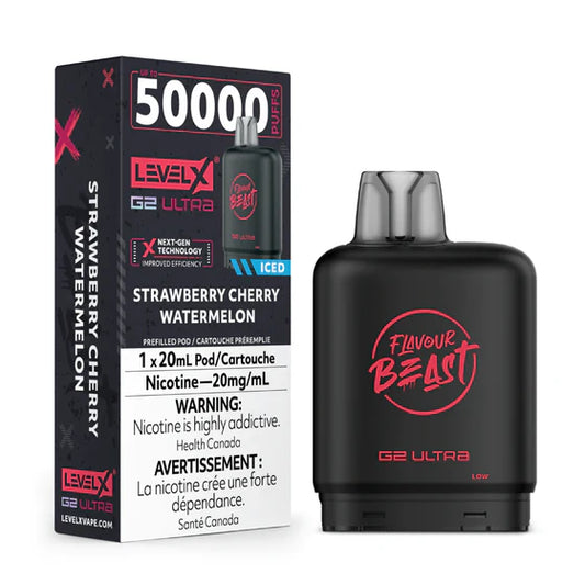 Level X Ultra 50k - Strawberry Cherry Watermelon Iced